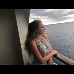 baby blue long prom dress with a beautiful front